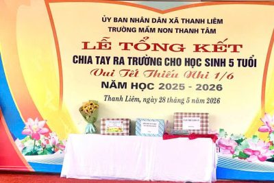 TỔ CHỨC LỄ TỔNG KẾT NĂM HỌC 2025 – 2026, CHIA TAY TRẺ 5 TUỔI VÀ VUI TẾT THIẾU NHI 1/6